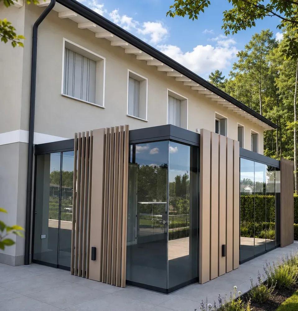 CODE buitenruimte met glas en veel daglicht bij de woning